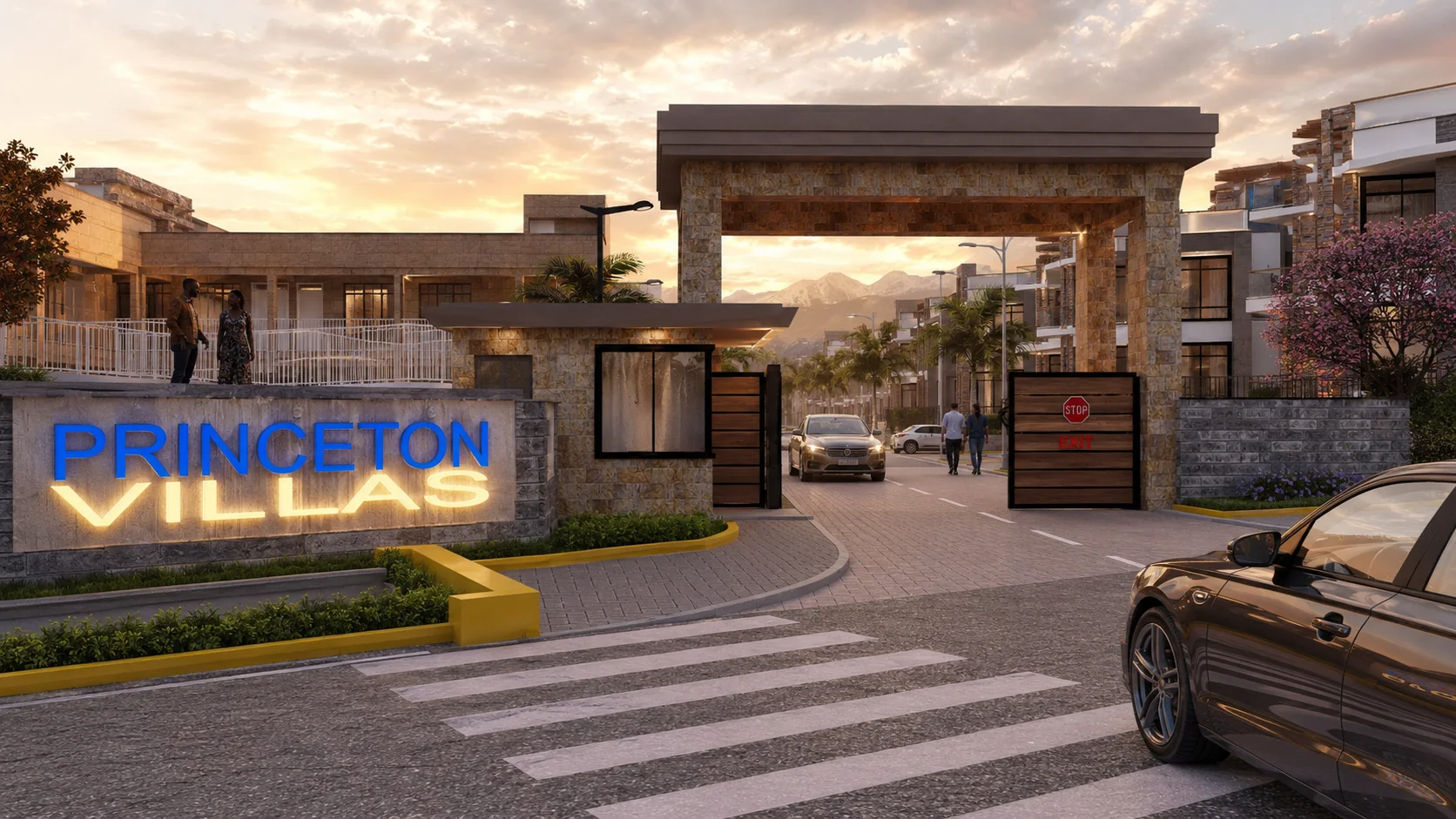 Princeton Estate entrance